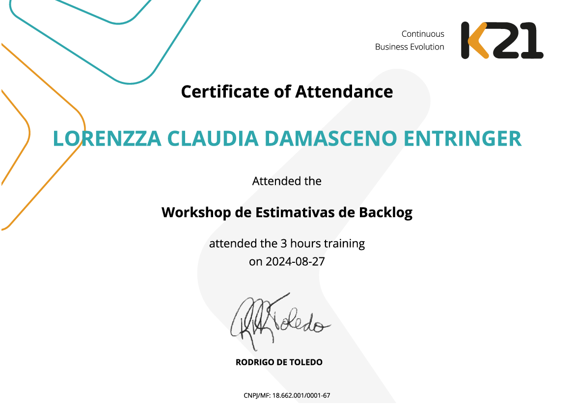 Certificado K21